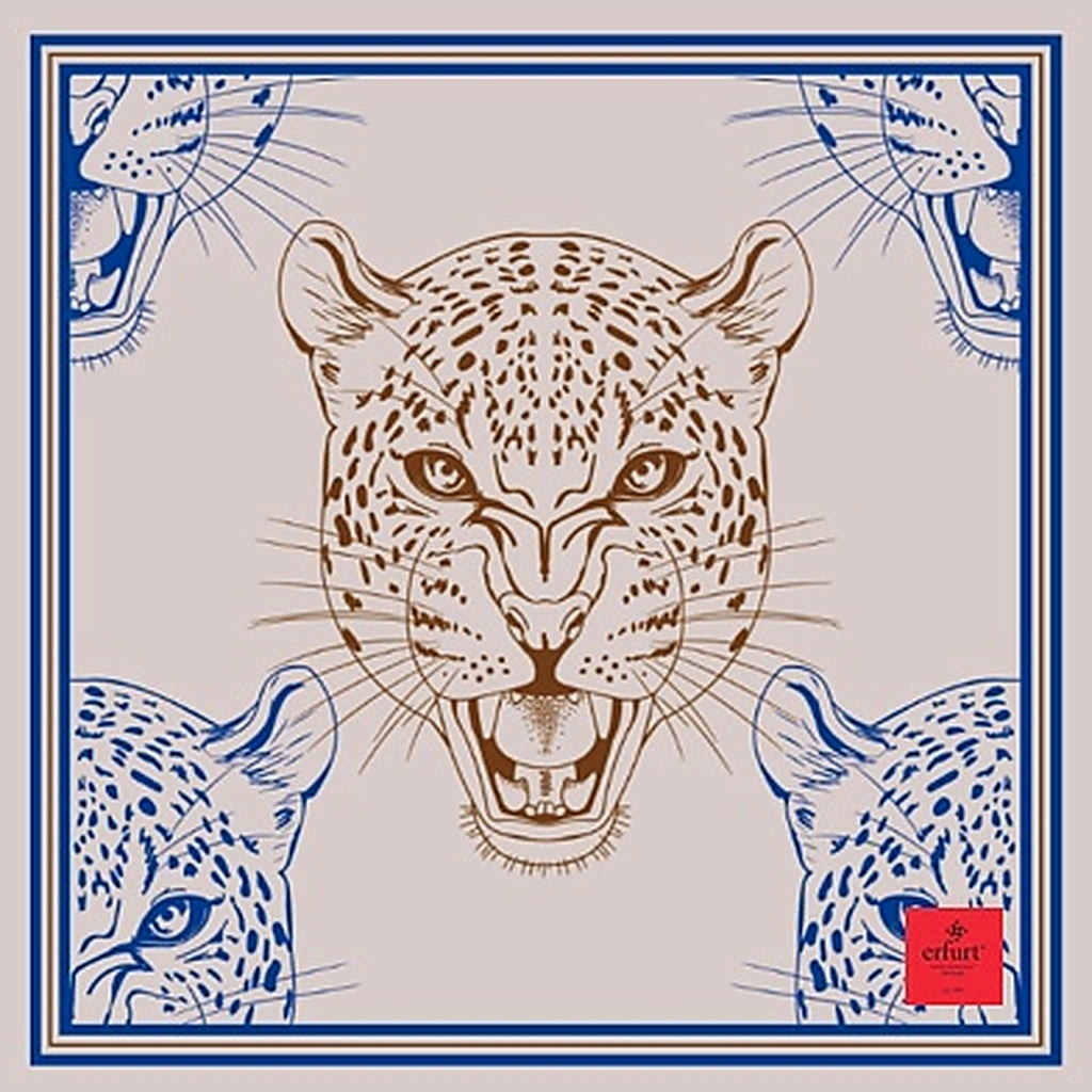 erfurt luxury Big tiger face Scarves 13 camel