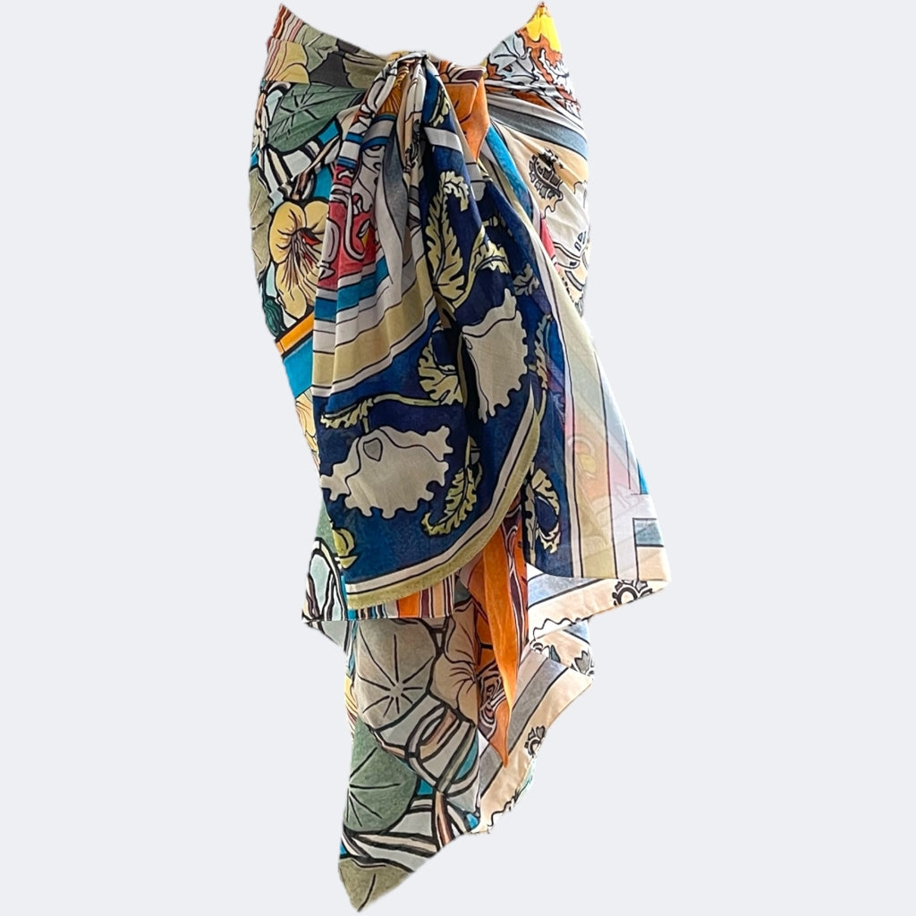 erfurt luxury Flower ornaments Scarves 25 Sunshine