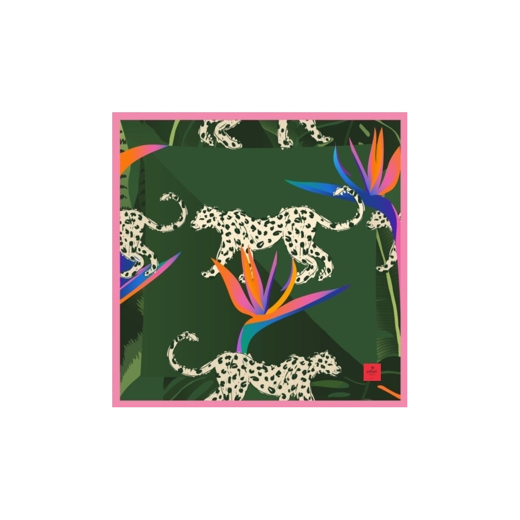 erfurt luxury Jungle leopards Scarves 45 Grass