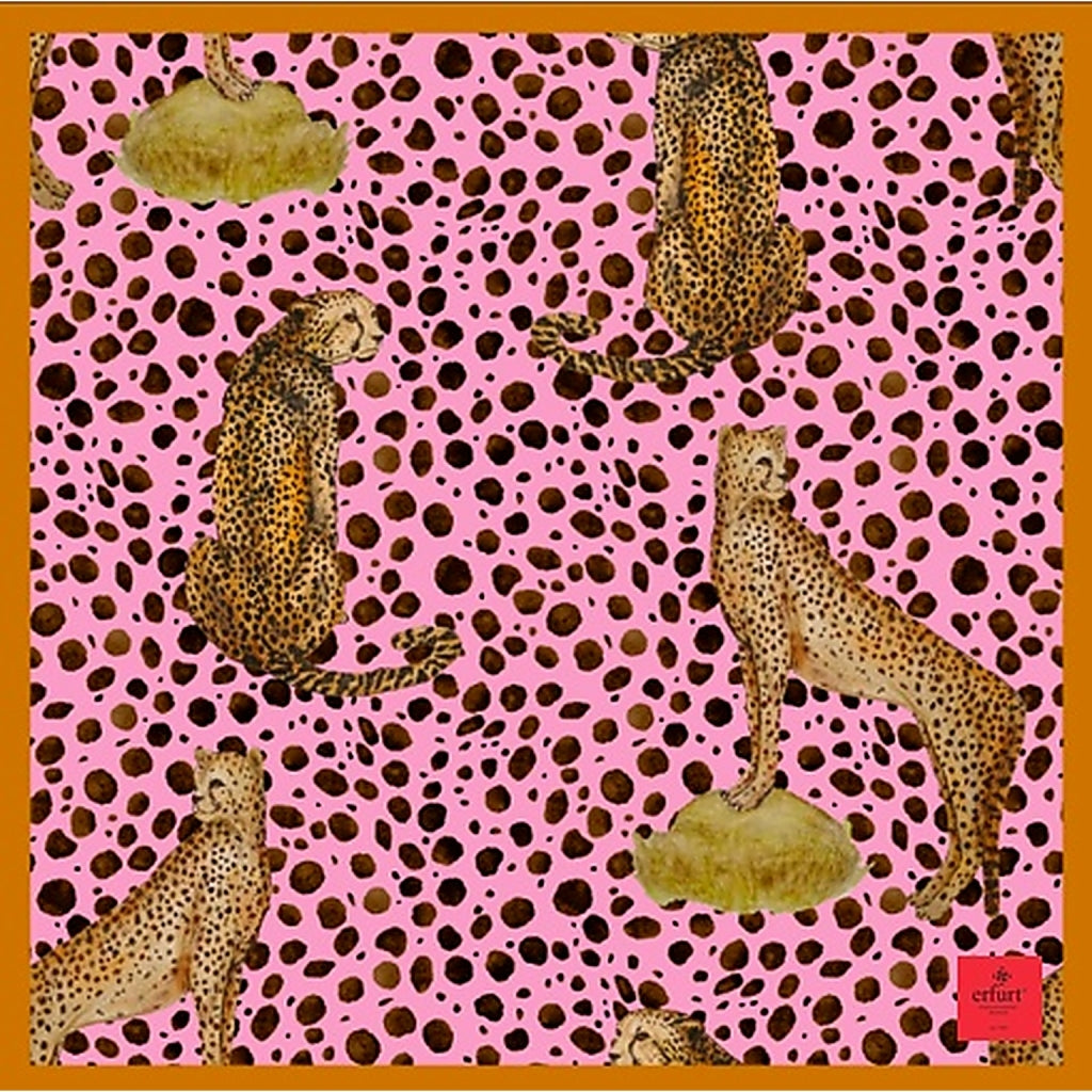 erfurt luxury Pink Tiger Scarves 37 Raspberry Pink