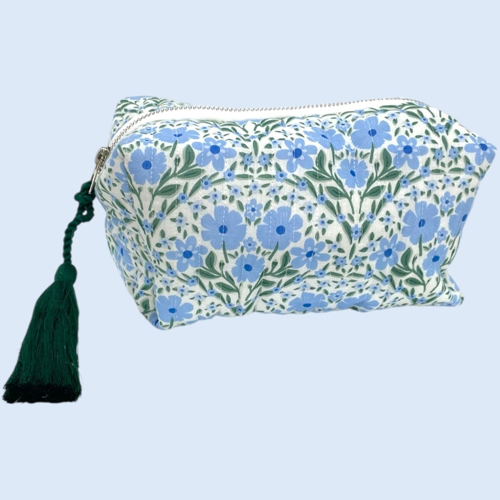 erfurt luxury Quilted pouches set of 2 pcs. Pouches set 60 Baby Blue