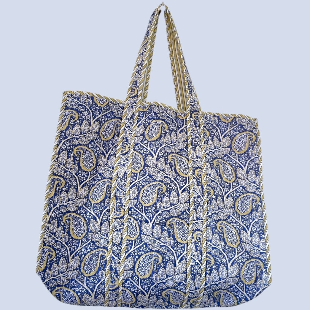 erfurt luxury Quilted shopper Shoppers 69 Navy Blue