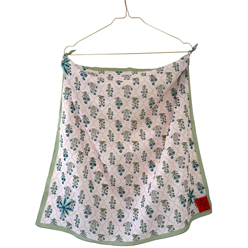 erfurt luxury Small flowers Scarves 47 Olive