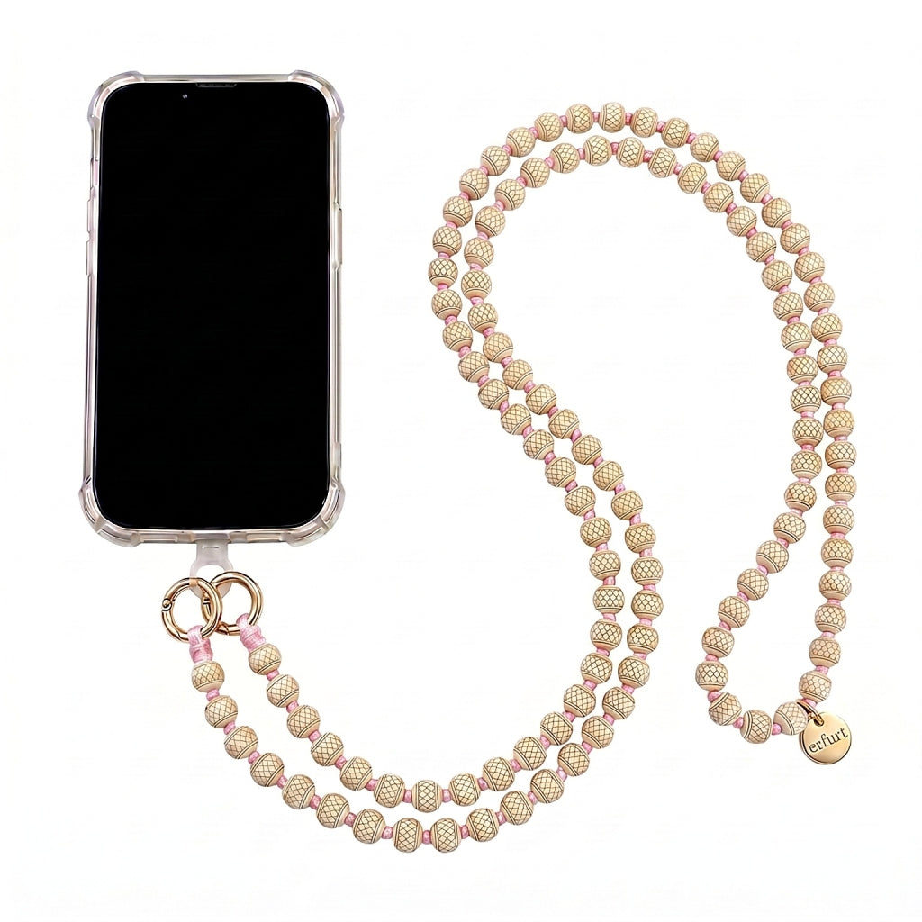 erfurt luxury wooden crossbody Phone Straps 30 Primrose Rose
