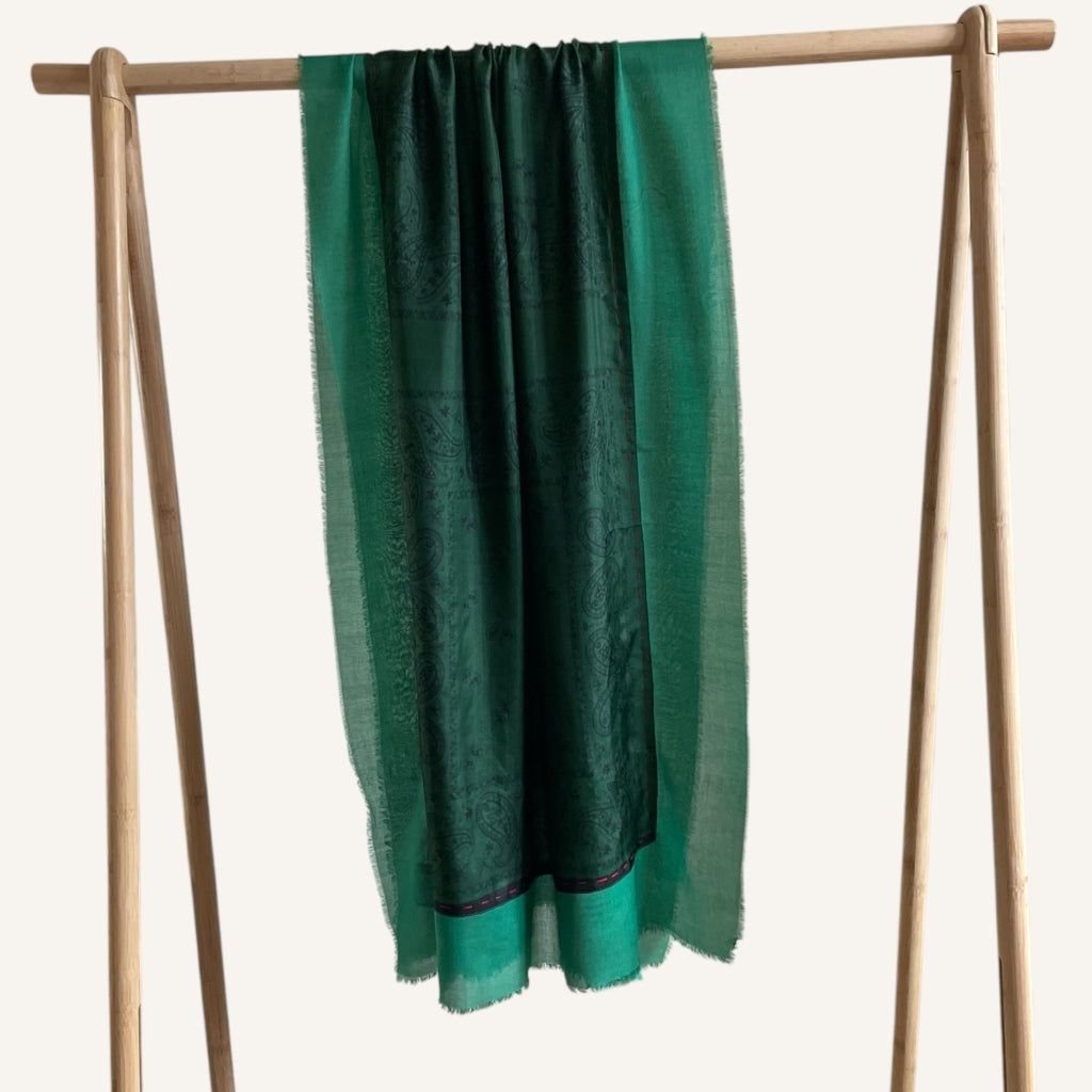 erfurt luxury Bandana print Silk Scarves 45 Grass