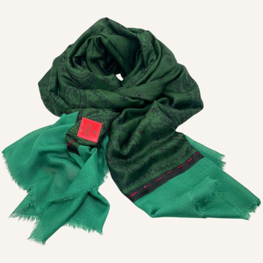 erfurt luxury Bandana print Silk Scarves 45 Grass