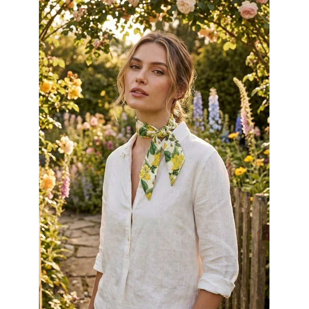 erfurt luxury Bell flower blossom Small scarves 25 Sunshine