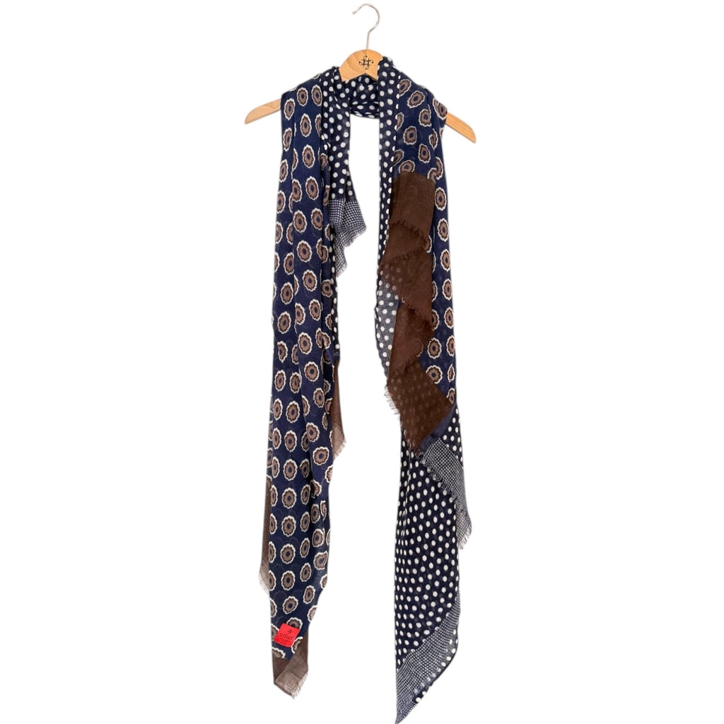 erfurt luxury Big size Patchwork scarf Scarves 85 Brownie