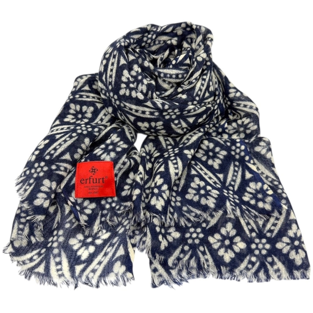 erfurt luxury Blue love Scarves 69 Navy