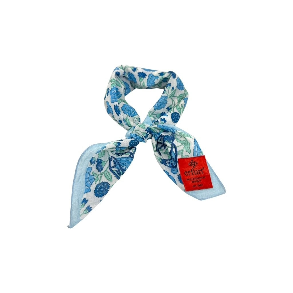 erfurt luxury Boho flowers Scarves 60 Baby Blue