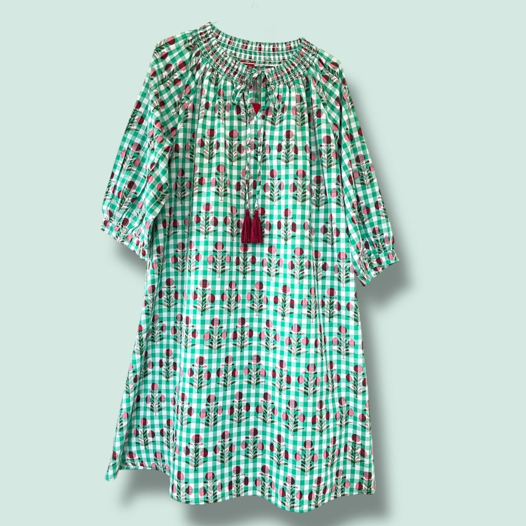 erfurt luxury Dress with flowers Dresses 45 Grass