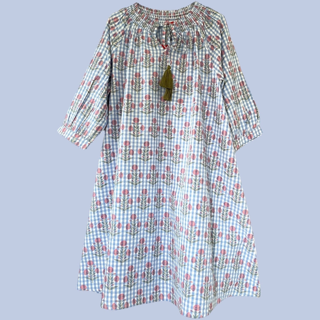 erfurt luxury Dress with flowers Dresses 60 Baby Blue