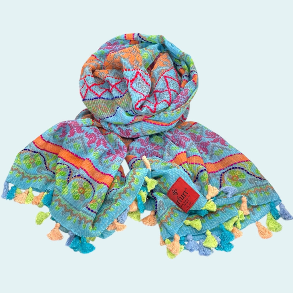 erfurt luxury Fantasy handmade Sarong & scarf Scarves 66 Aquarius
