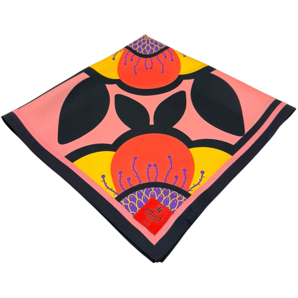 erfurt luxury Flower Scarves 37 Raspberry Pink