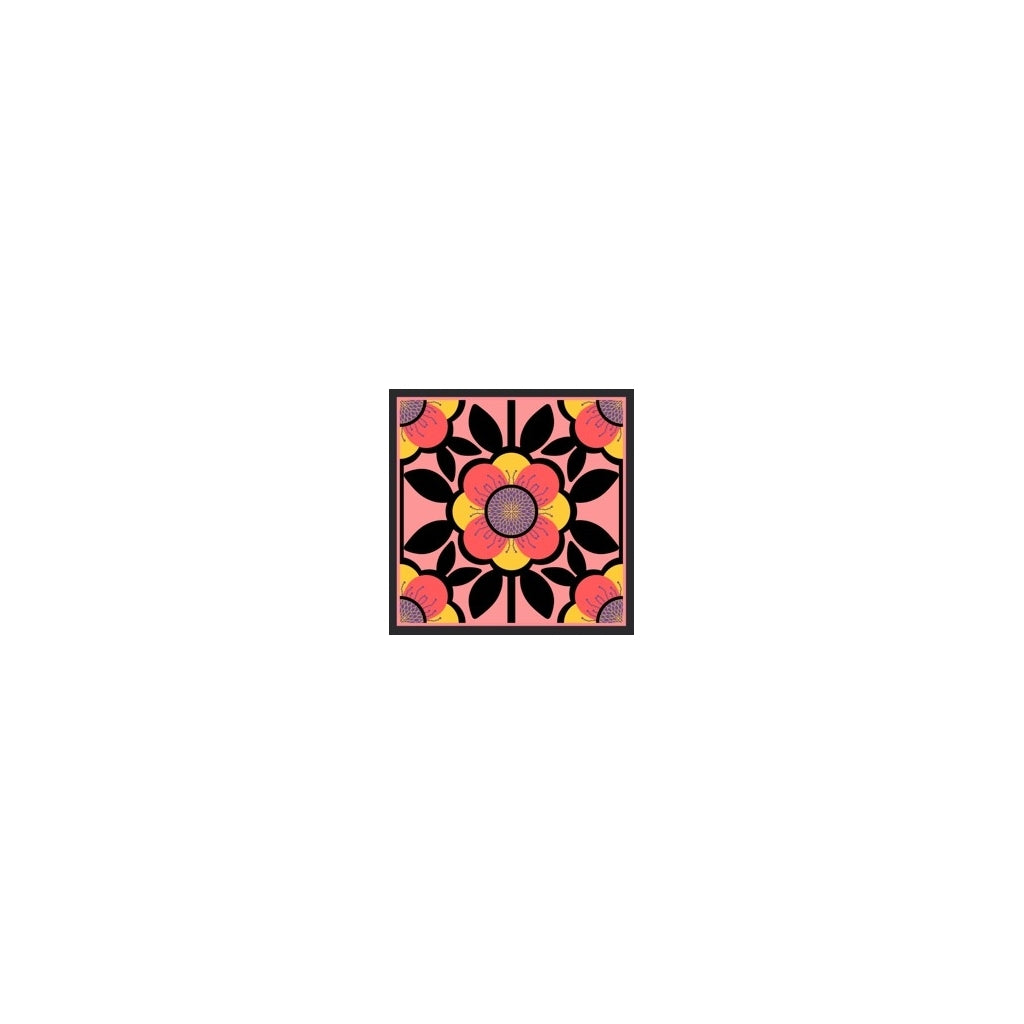 erfurt luxury Flower Scarves 37 Raspberry Pink