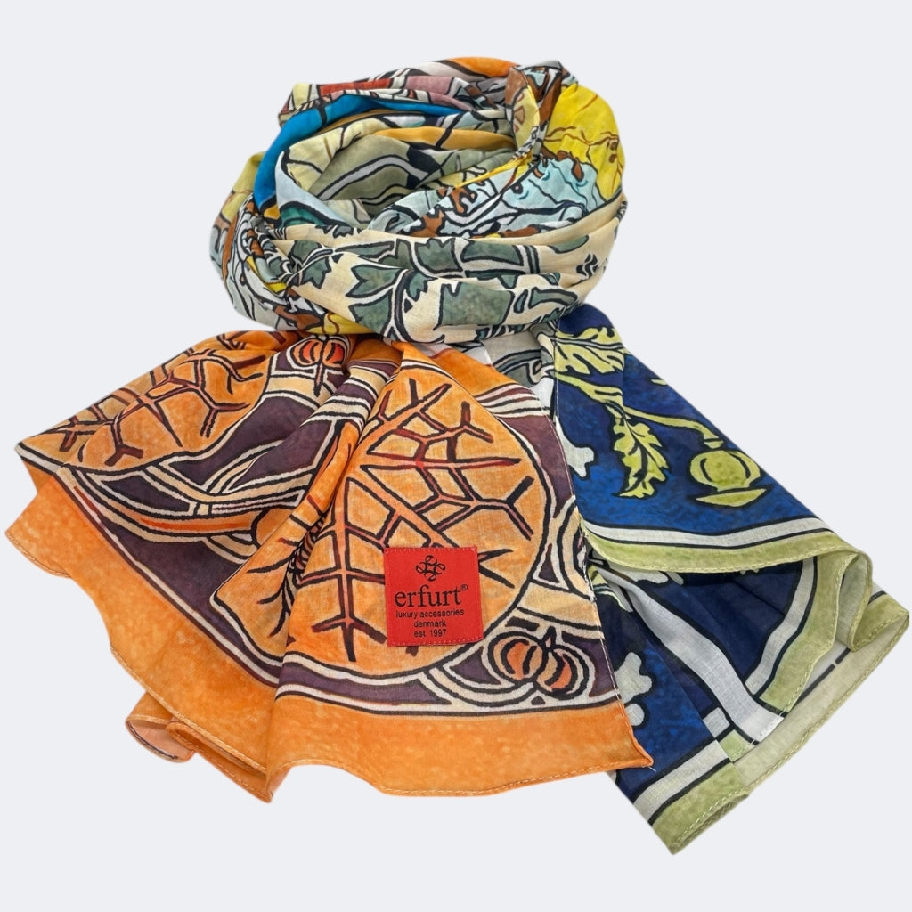 erfurt luxury Flower ornaments Scarves 25 Sunshine