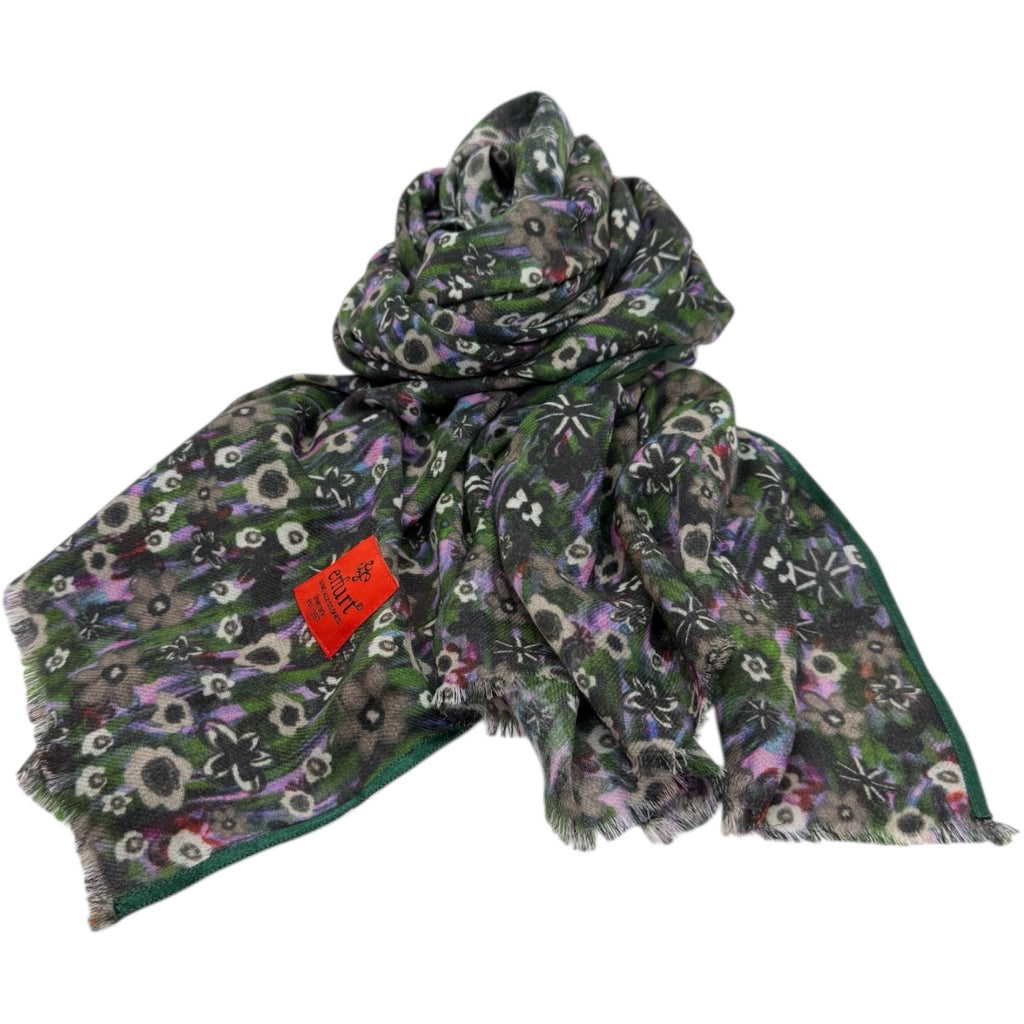 erfurt luxury Flower wool Scarves 45 Grass