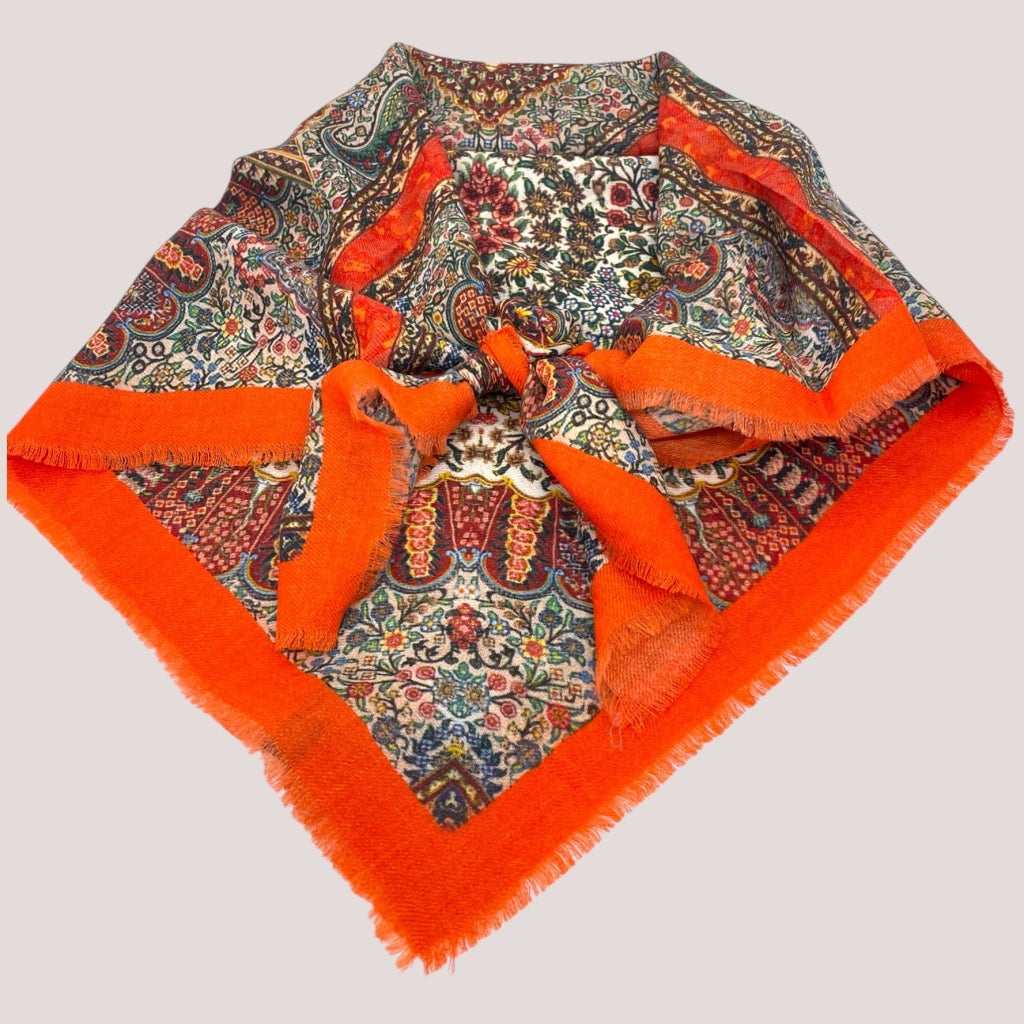 erfurt luxury Hearts Scarves 29 Peach