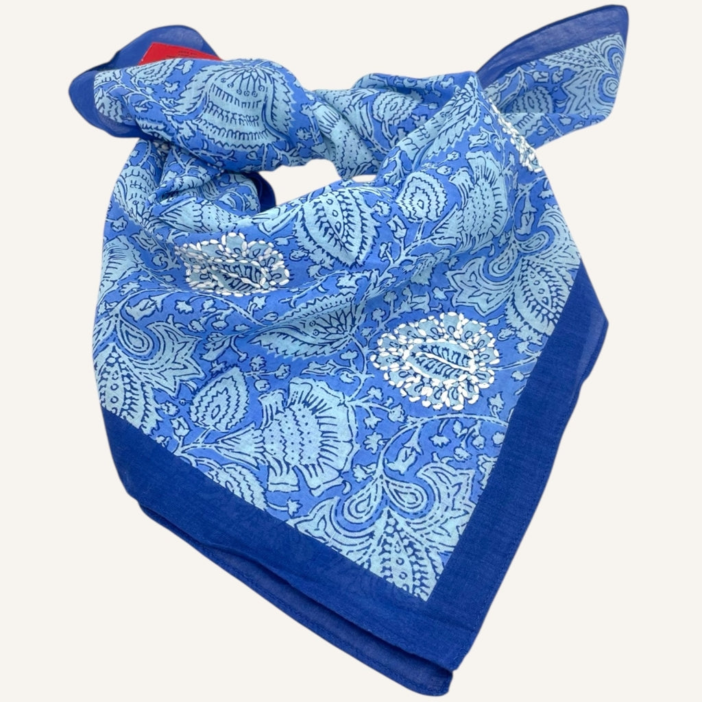 erfurt luxury Important detail Small scarves 68 Blue