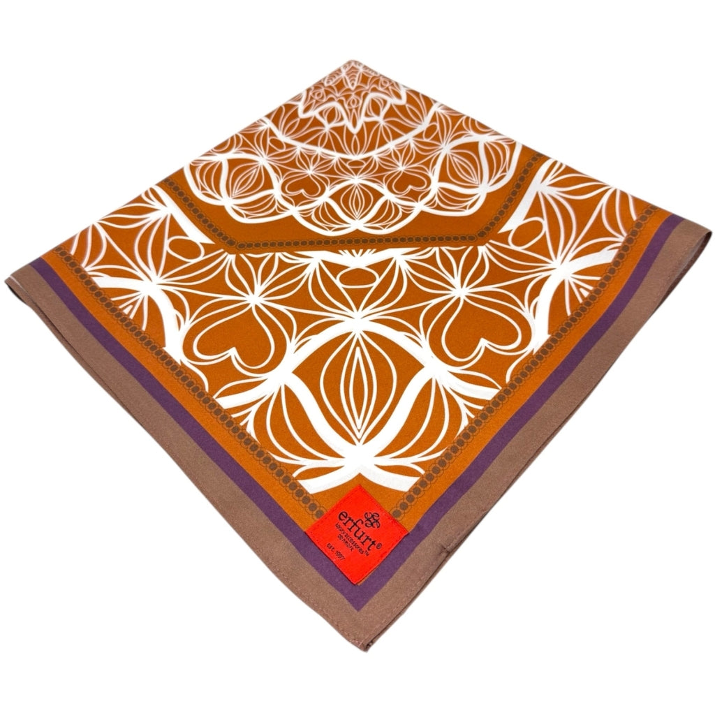 erfurt luxury Leopard Scarves 18 Nougat