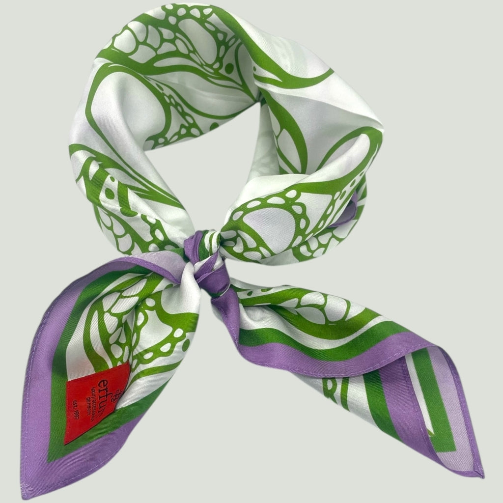 erfurt luxury Lgt. Greens Small scarves 45 Grass