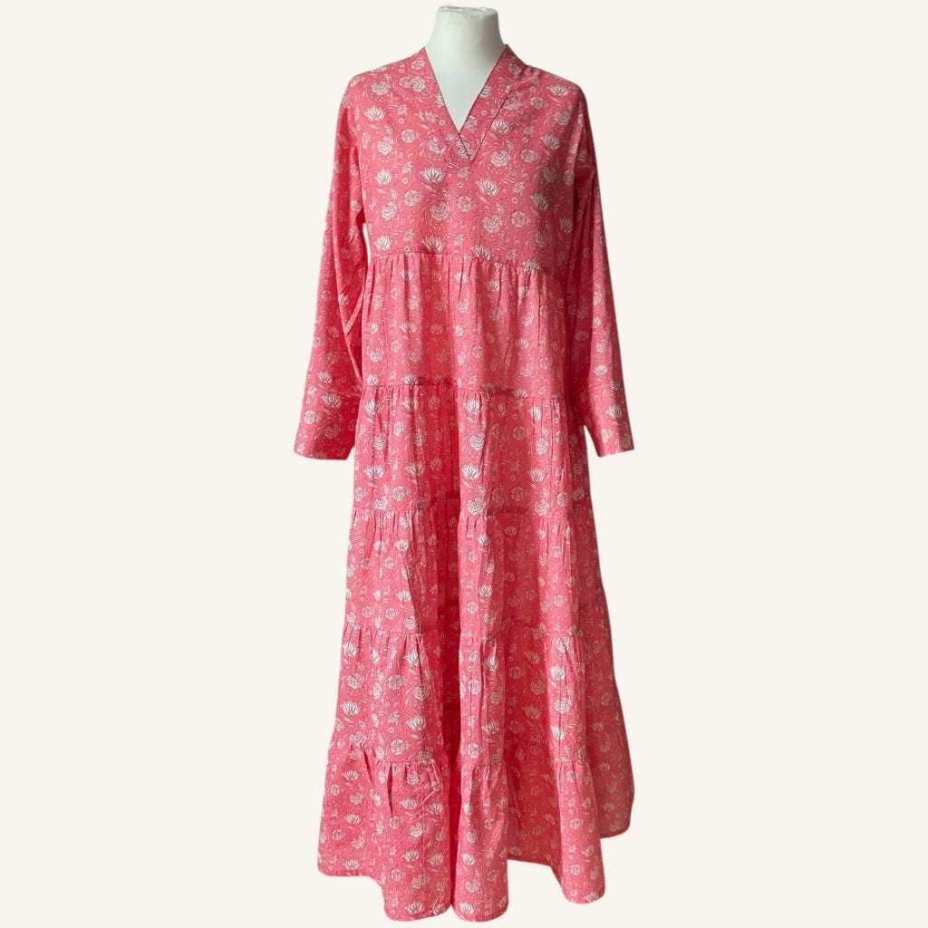 erfurt luxury Long layer patchwork dress Dresses 35 Red