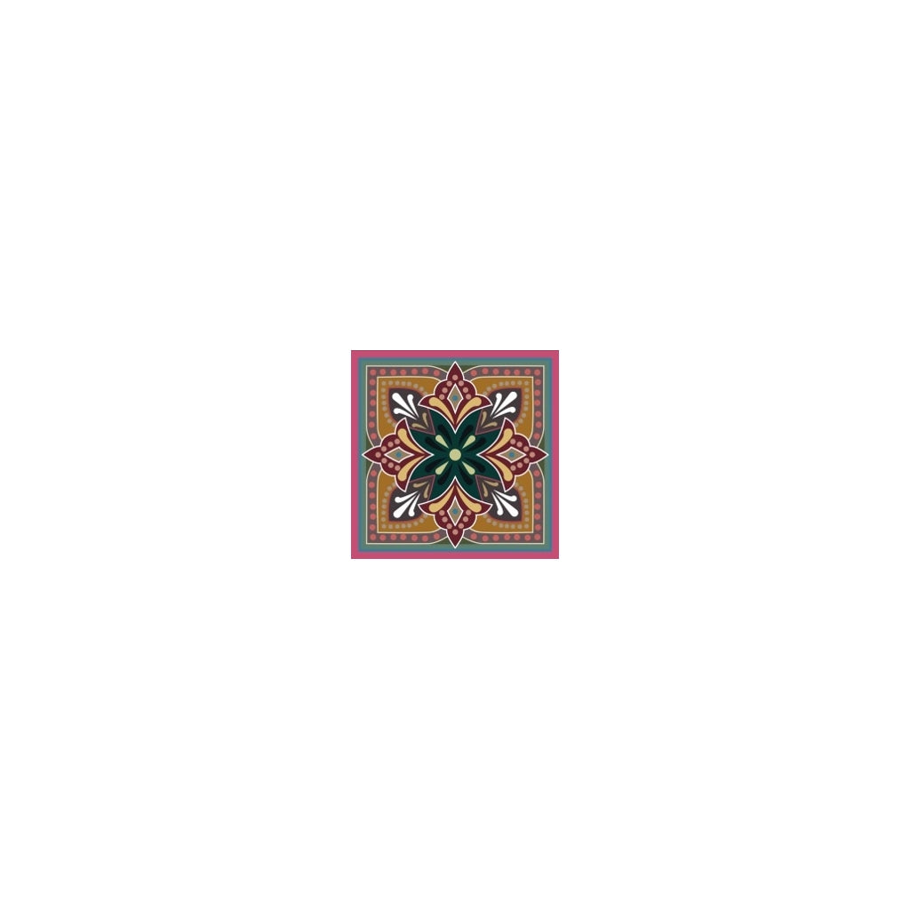 erfurt luxury Mexican tile Scarves 47 Olive