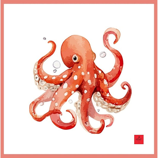 erfurt luxury Octopus Scarves 29 Peach
