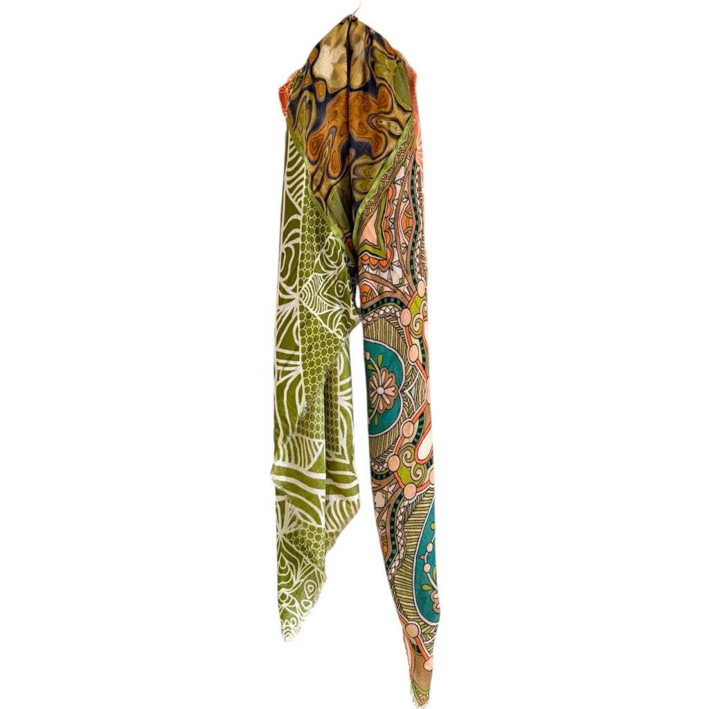 erfurt luxury Olive cashmere Scarves 47 Olive