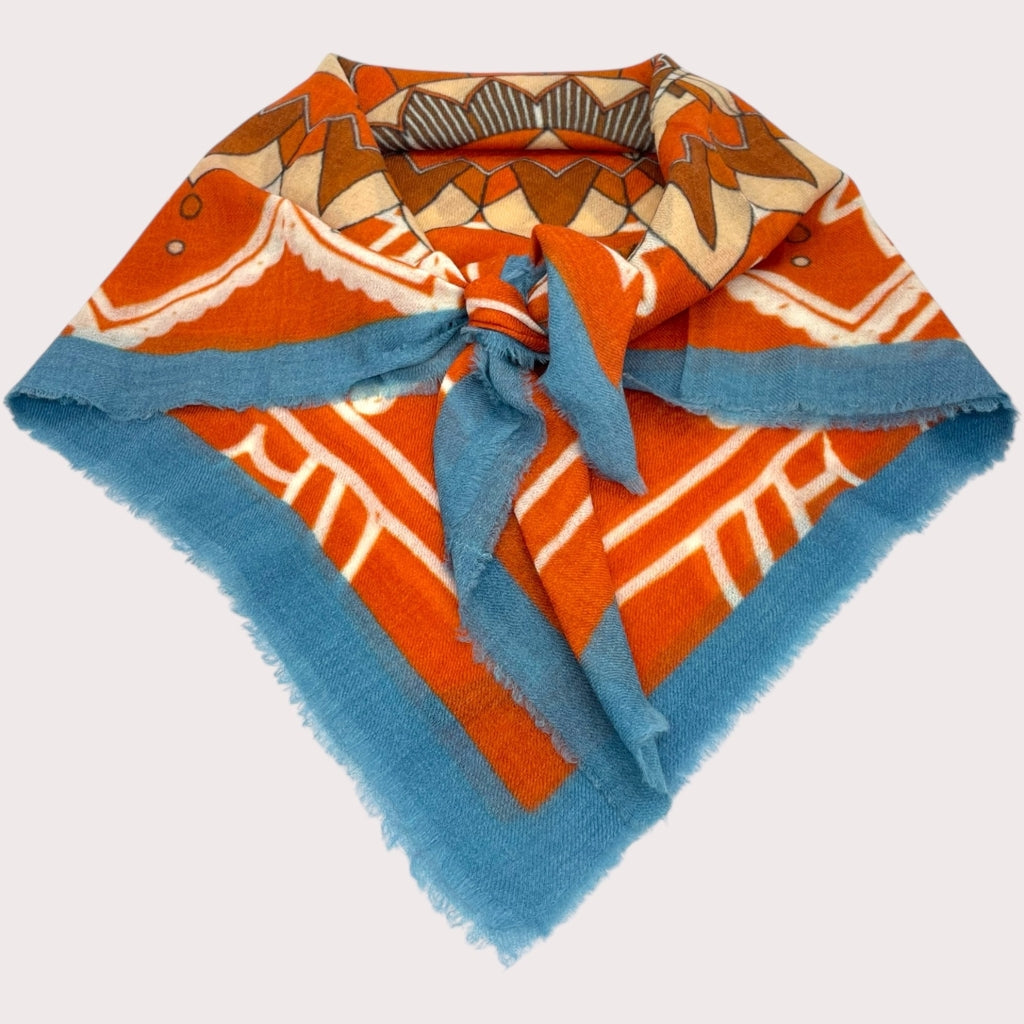 erfurt luxury Orangina Scarves 29 Peach