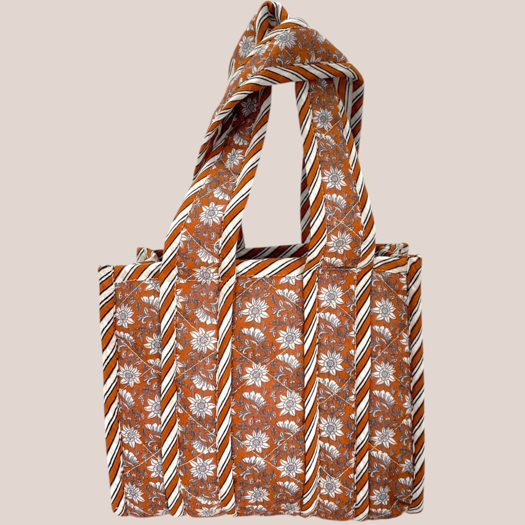 erfurt luxury Quilted MINI shopper Shoppers 29 Peach