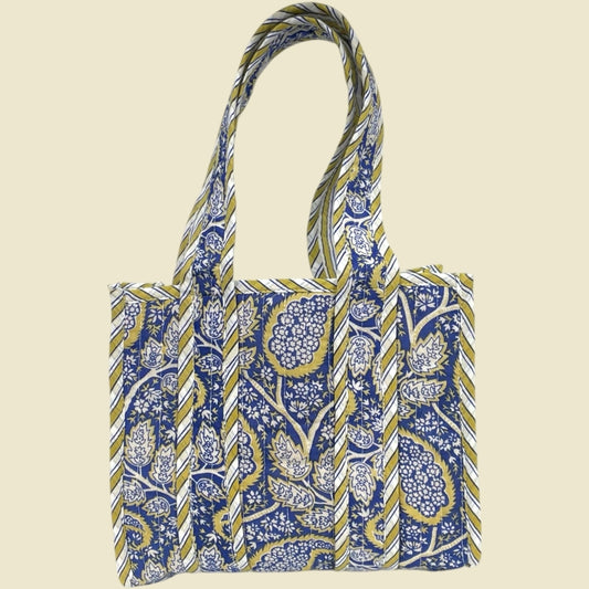 erfurt luxury Quilted MINI shopper Shoppers 69 Navy Blue