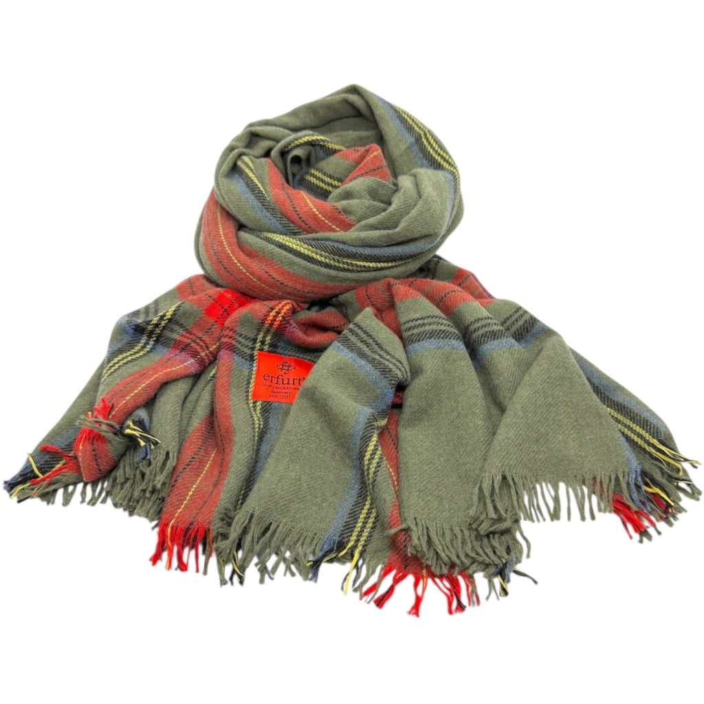 erfurt luxury Scotland Scarves 47 Olive