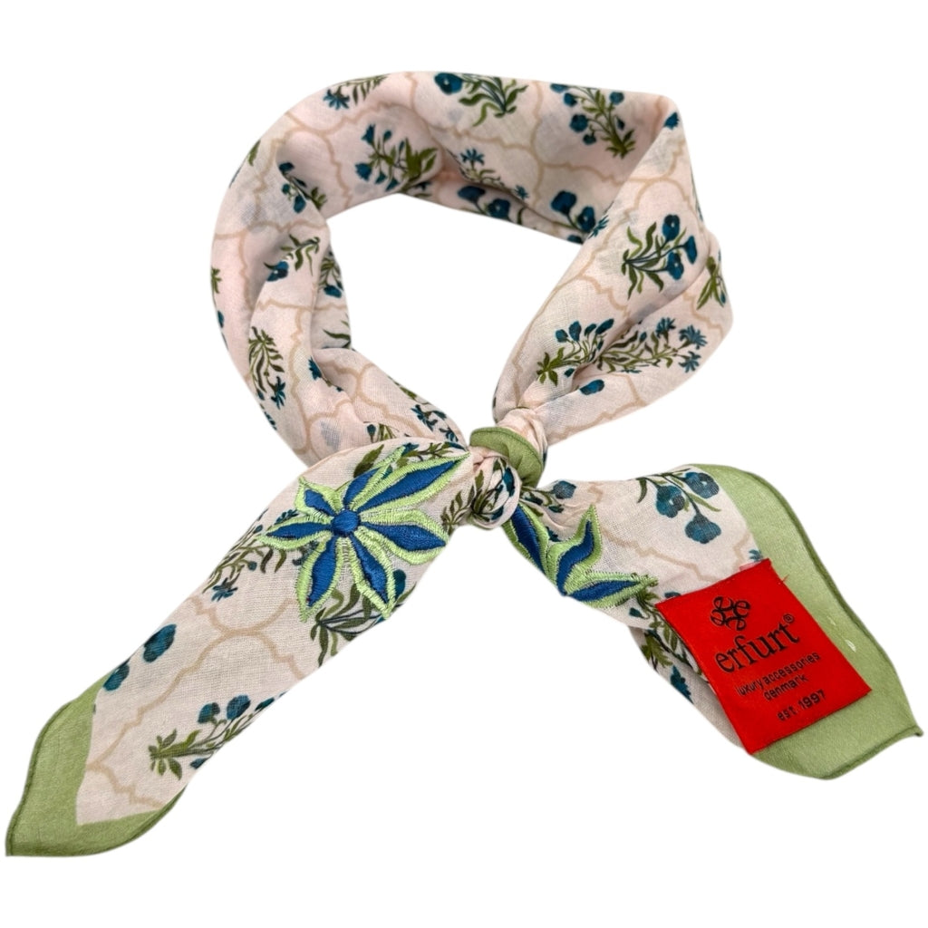 erfurt luxury Small flowers Scarves 47 Olive