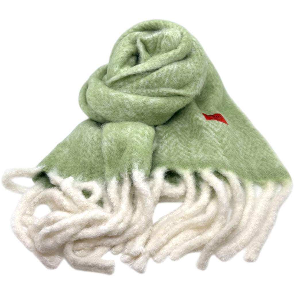 erfurt luxury Solid herringbone Scarves 42 Slate