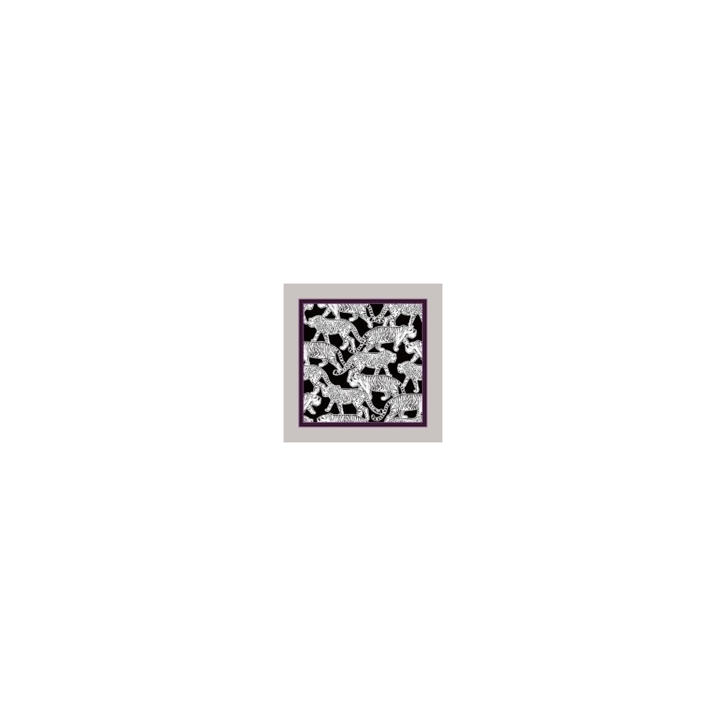 erfurt luxury Tigers Scarves 09 Black Night
