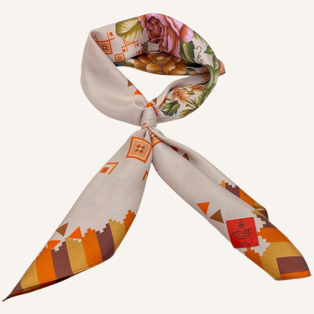 erfurt luxury Trendy Chic Silk Scarves 30 Primrose Rose