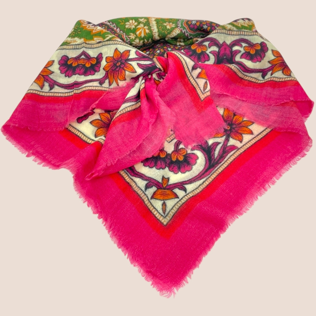 erfurt luxury Walnut Scarves 39 Boysenberry