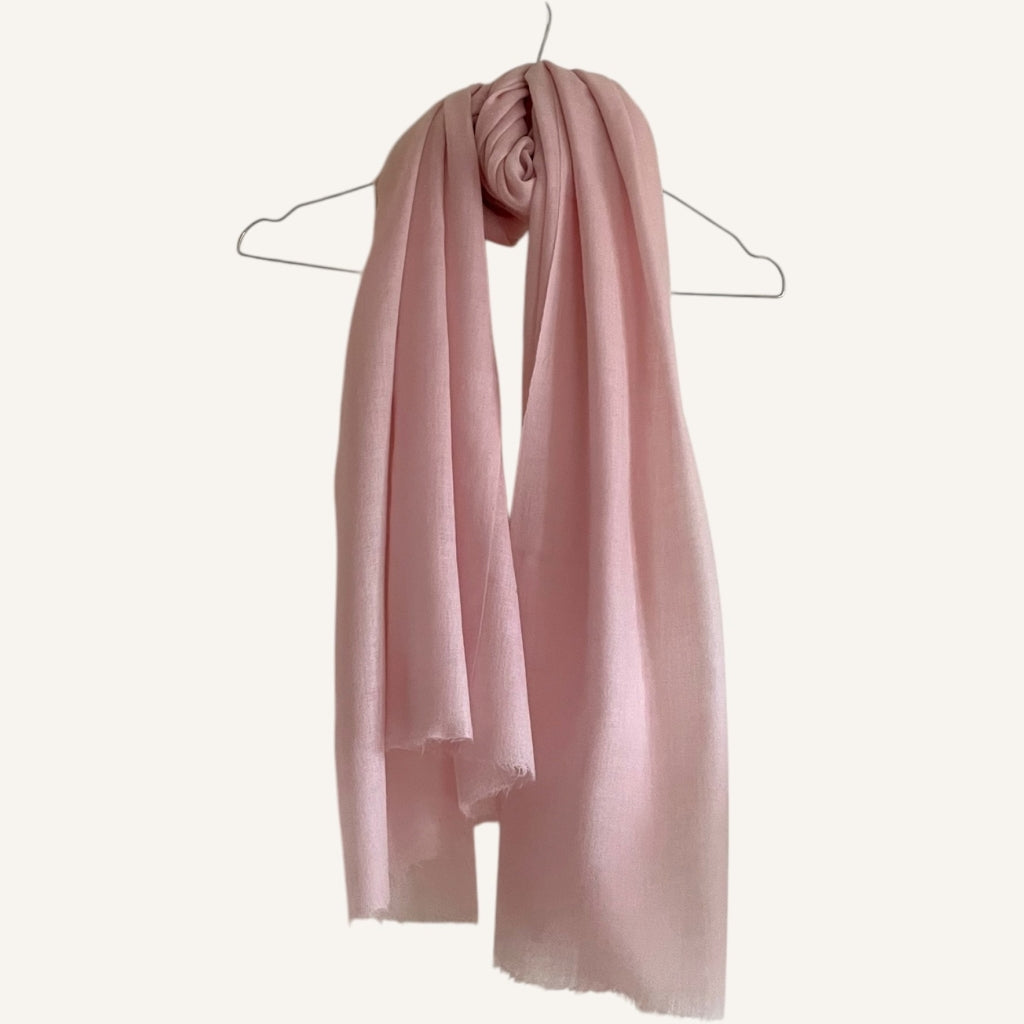 erfurt luxury extraordinary luxury Cashmere Scarves 32 Powder Pink