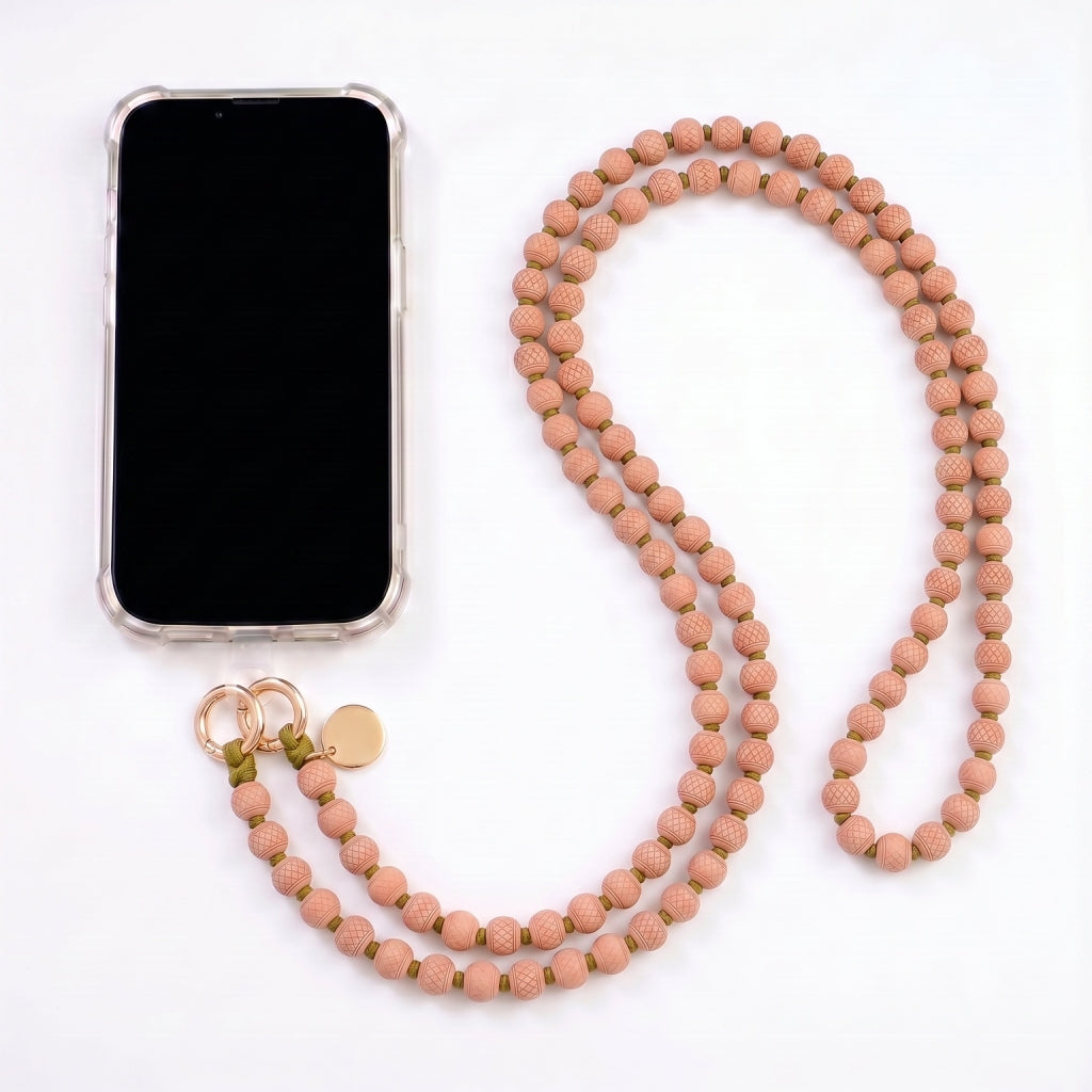 erfurt luxury wooden crossbody Phone Straps 33 Baroque Rose